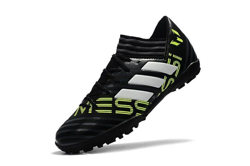 New Adidas Nemeziz Series TF Soccer Cleats Shoes Black Gray Lime White Energy Push