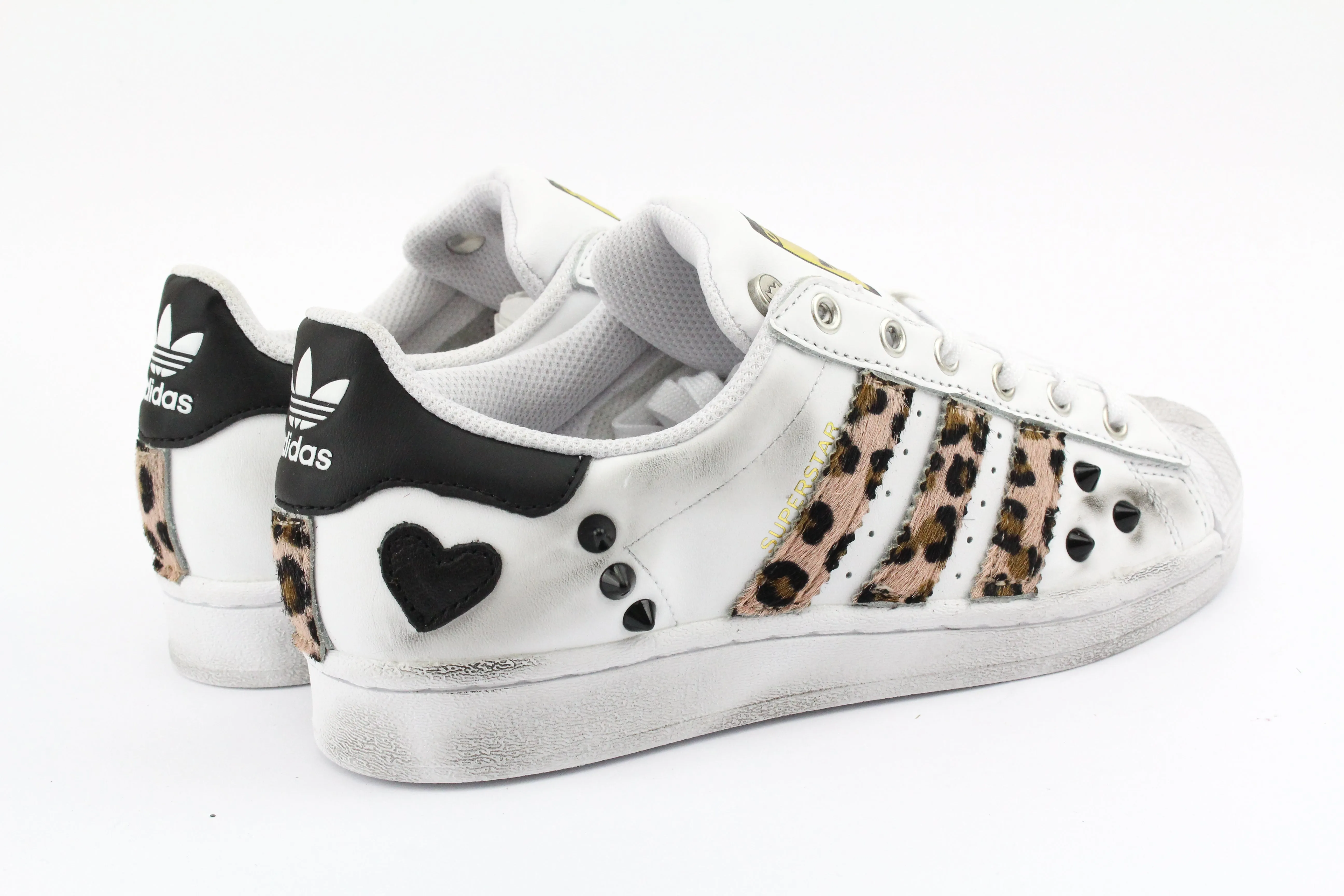 Adidas Superstar Maculate Pink Borchie & Cuore Stay Cool Cloud Light