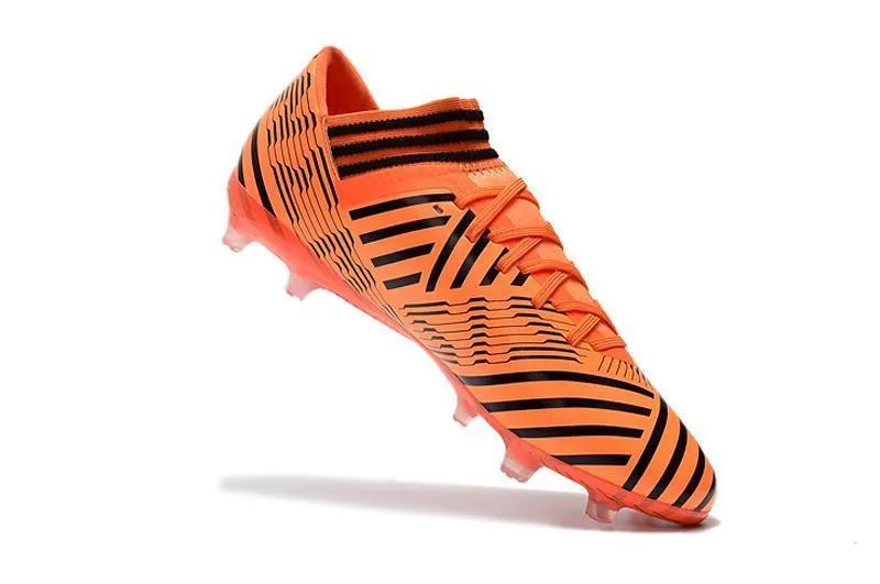 New Adidas Nemeziz Messi FG Soccer Cleats Shoes Orange Black Stability frame Soft Insole