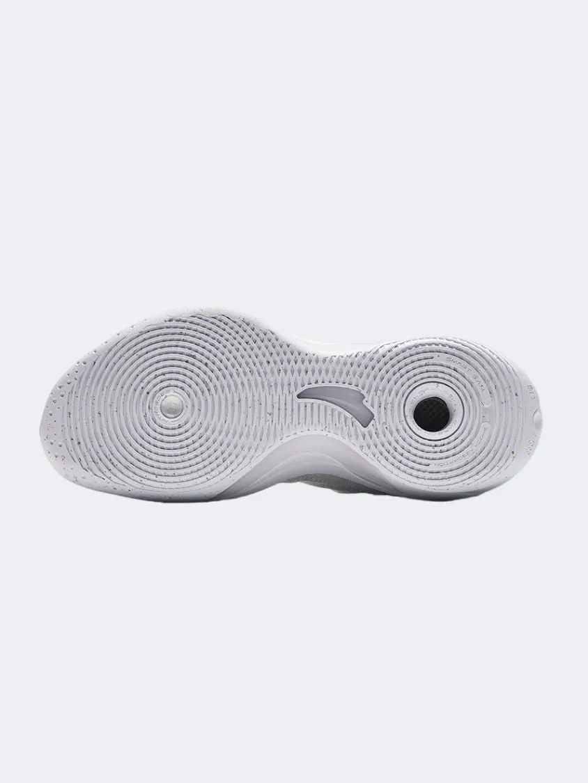 Anta Kt8 Men Basketball Shoes White/Metal Golden Travel Must Palm Base