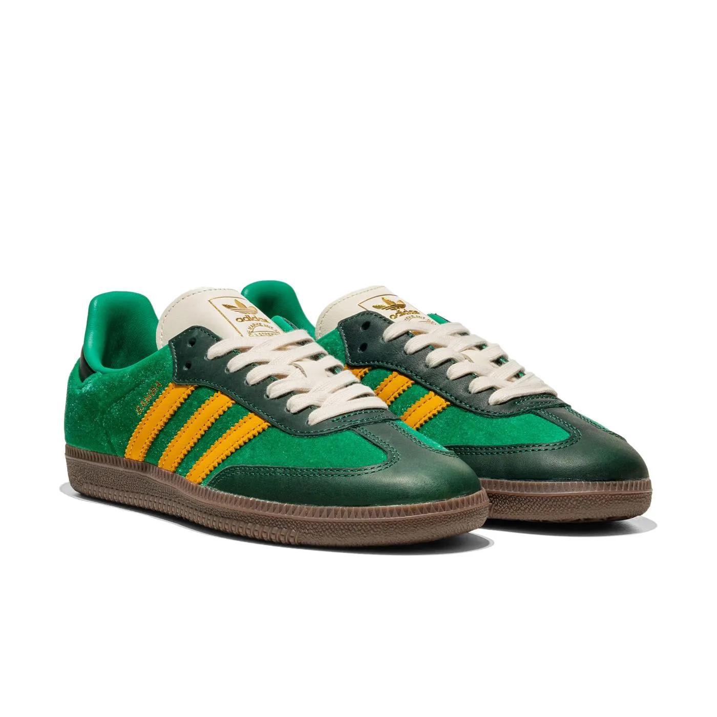 Street Mood Adidas Originals Samba OG W Court Green / Preloved Yellow