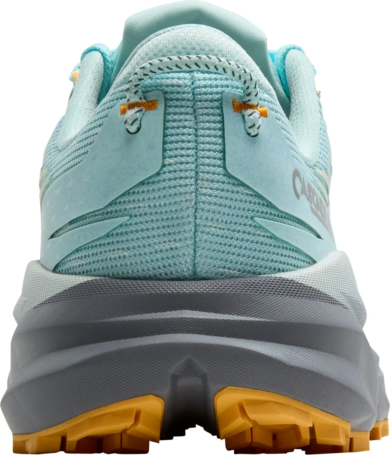 Brooks Cascadia 19 Womens Trail Running Shoes - Blue Multi directional traction Impact Diffusing Heel Geometry