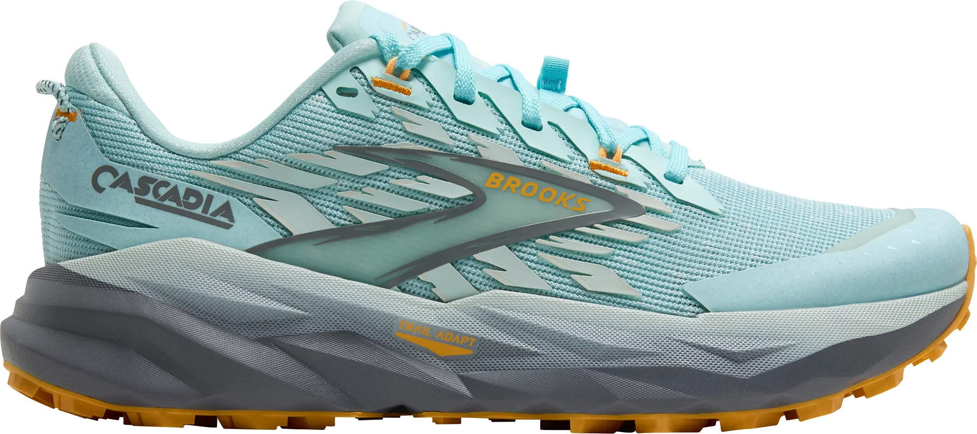 Shock Absorbing Technology Brooks Cascadia 19 Womens Trail Running Shoes - Blue