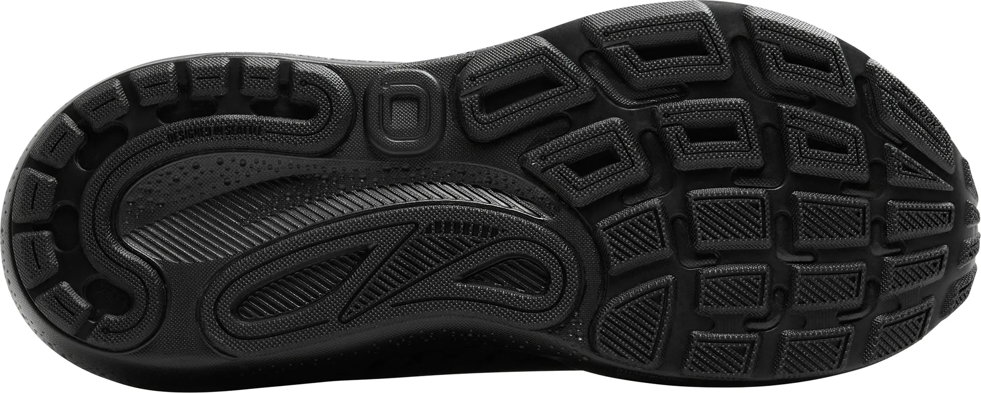 Brooks Adrenaline GTS 24 Womens Running Shoes - Black circular - design shoes Lockdown Wings