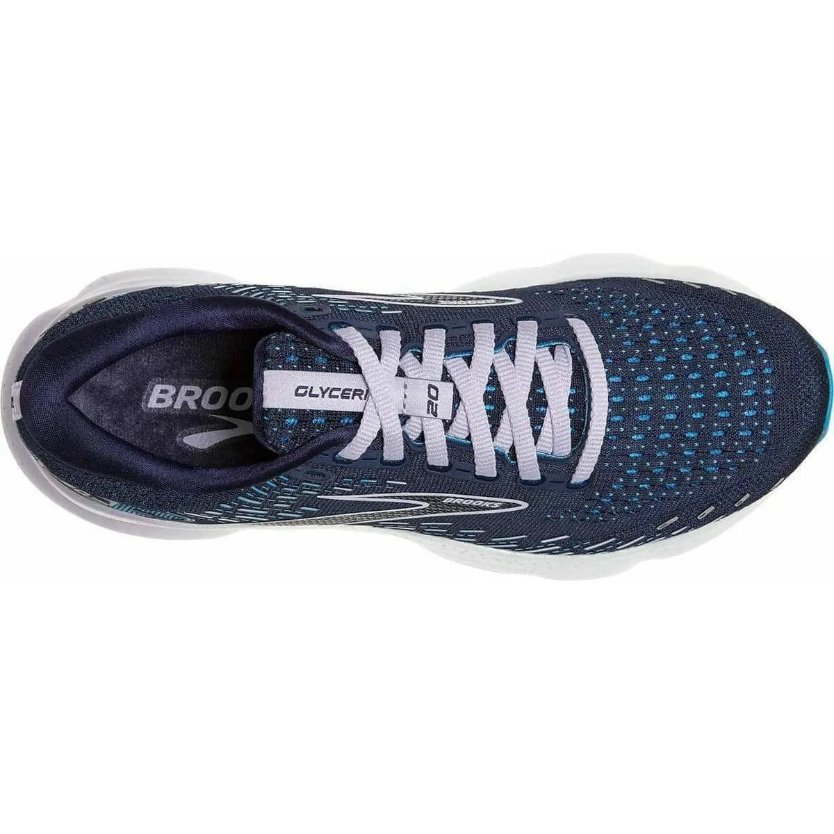 Easy Mobility pom - pom - decorated running shoes Brooks Glycerin 20 Womens Running Shoes - Blue