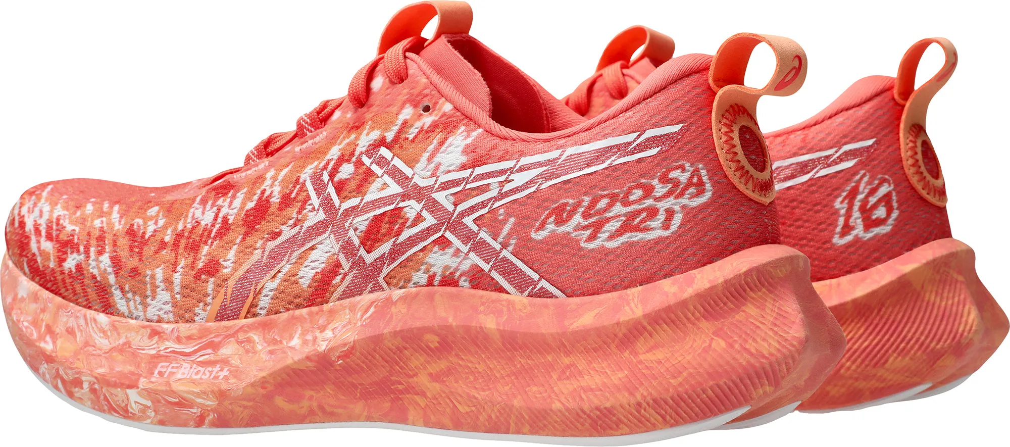 Non Restrictive Upper Comfort Insert Asics Noosa Tri 16 Womens Running Shoes - Orange