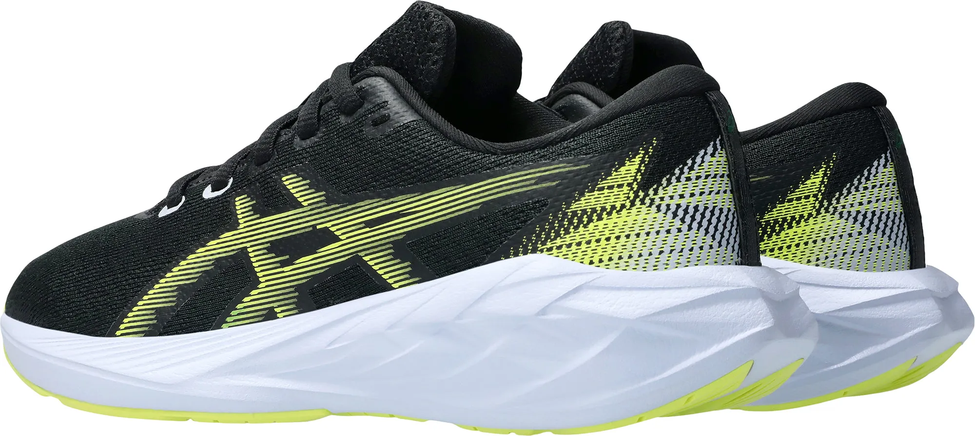 wind - resistant - upper shoes Asics NovaBlast 5 GS Junior Running Shoes - Black