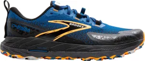 Brooks Cascadia 18 Mens Trail Running Shoes - Blue Socks