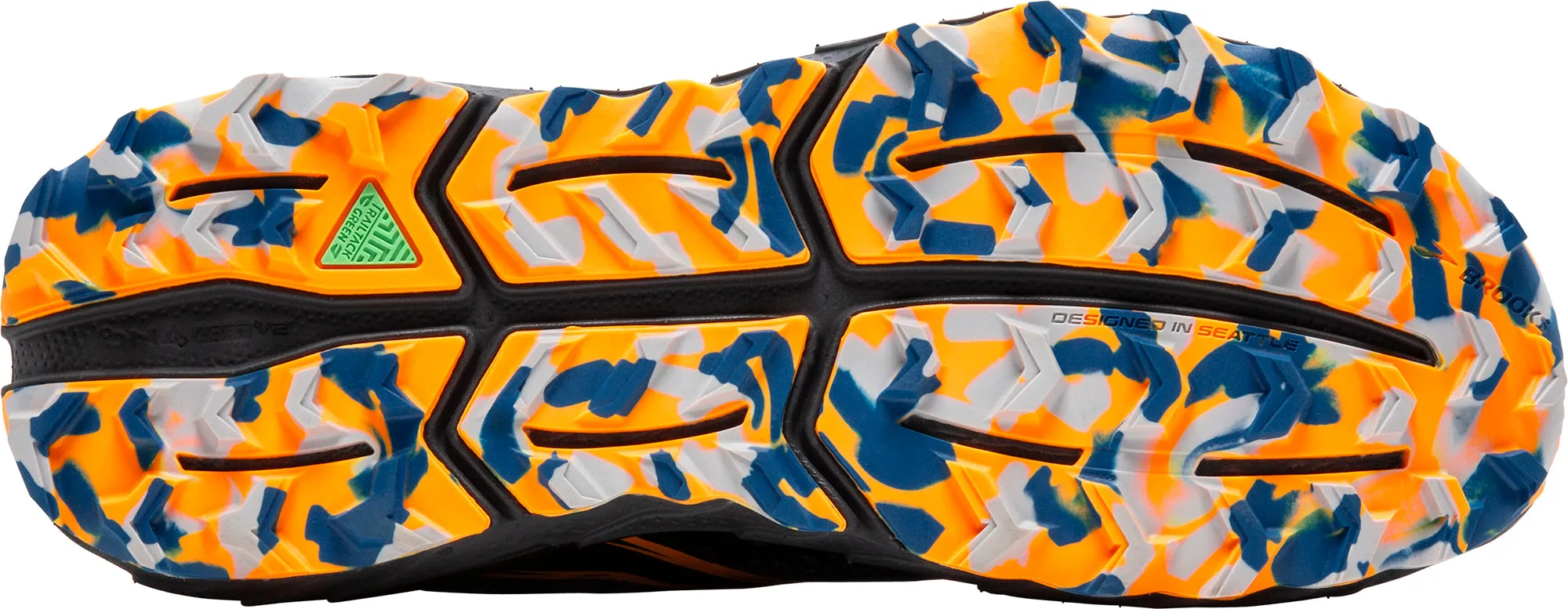 Fast Landing Quick   Dry Brooks Cascadia 18 Mens Trail Running Shoes - Blue
