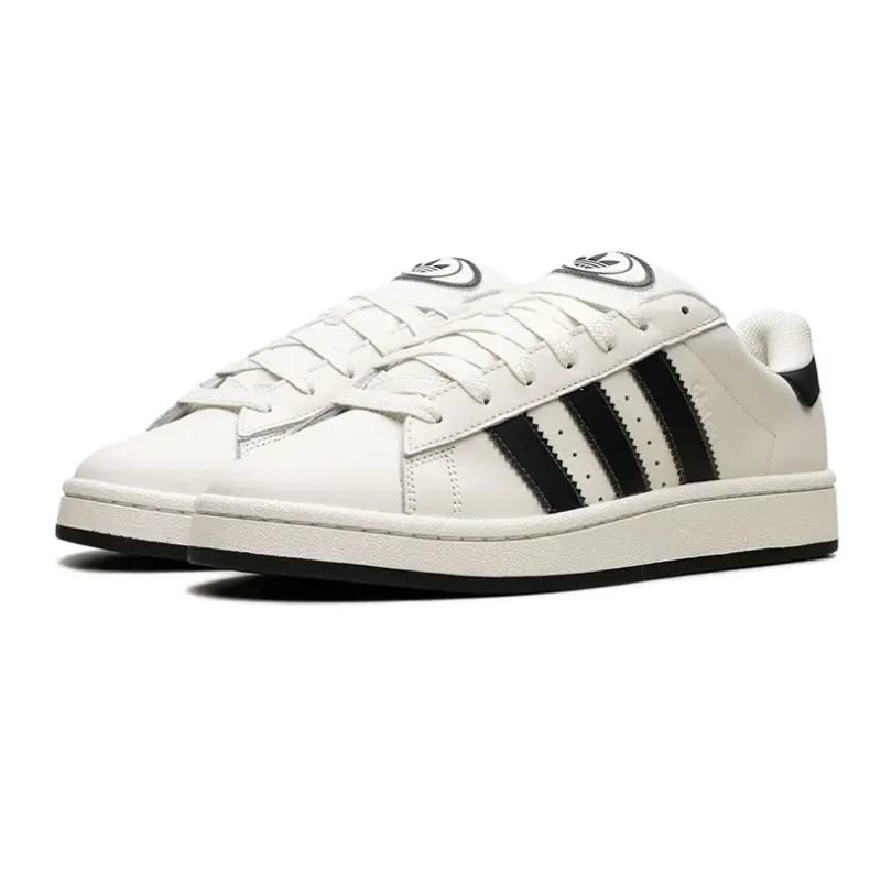 Adidas Campus 00s Core White Core Black Off White Breathable Upper Shoes