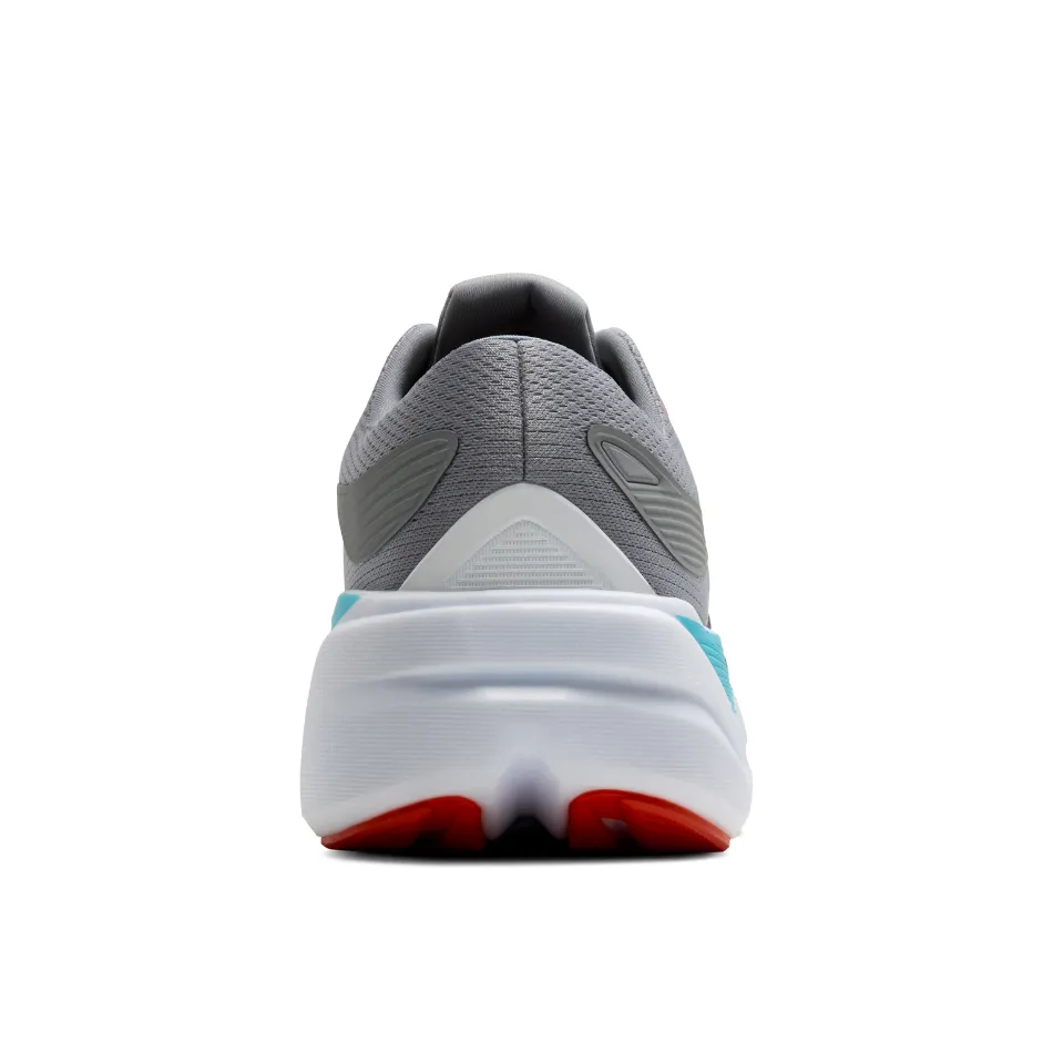 warm - weather Brooks Men's Ghost Max 3 Running Shoes in Primer Grey/Antarctica/Red AW25