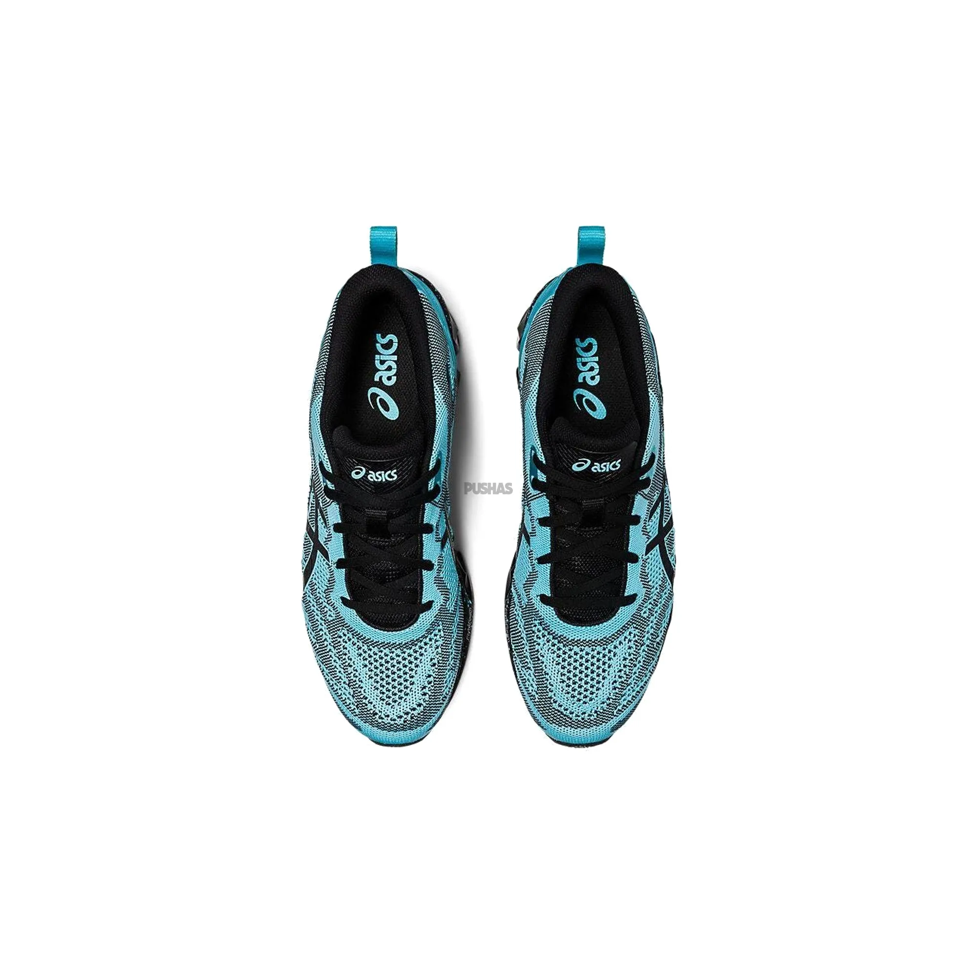 Asics GEL-QUANTUM 360 VII Knit 'Bright Cyan / Black' Shock Dispersion Technology Foot Impact