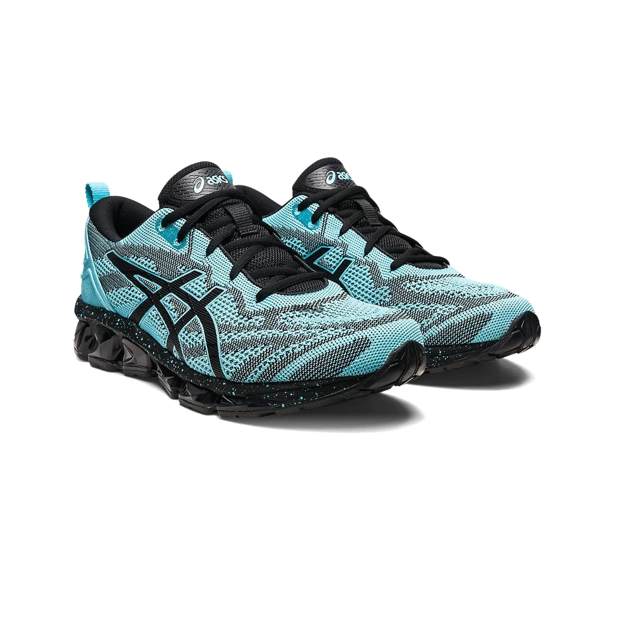 road - friendly Asics GEL-QUANTUM 360 VII Knit 'Bright Cyan / Black'