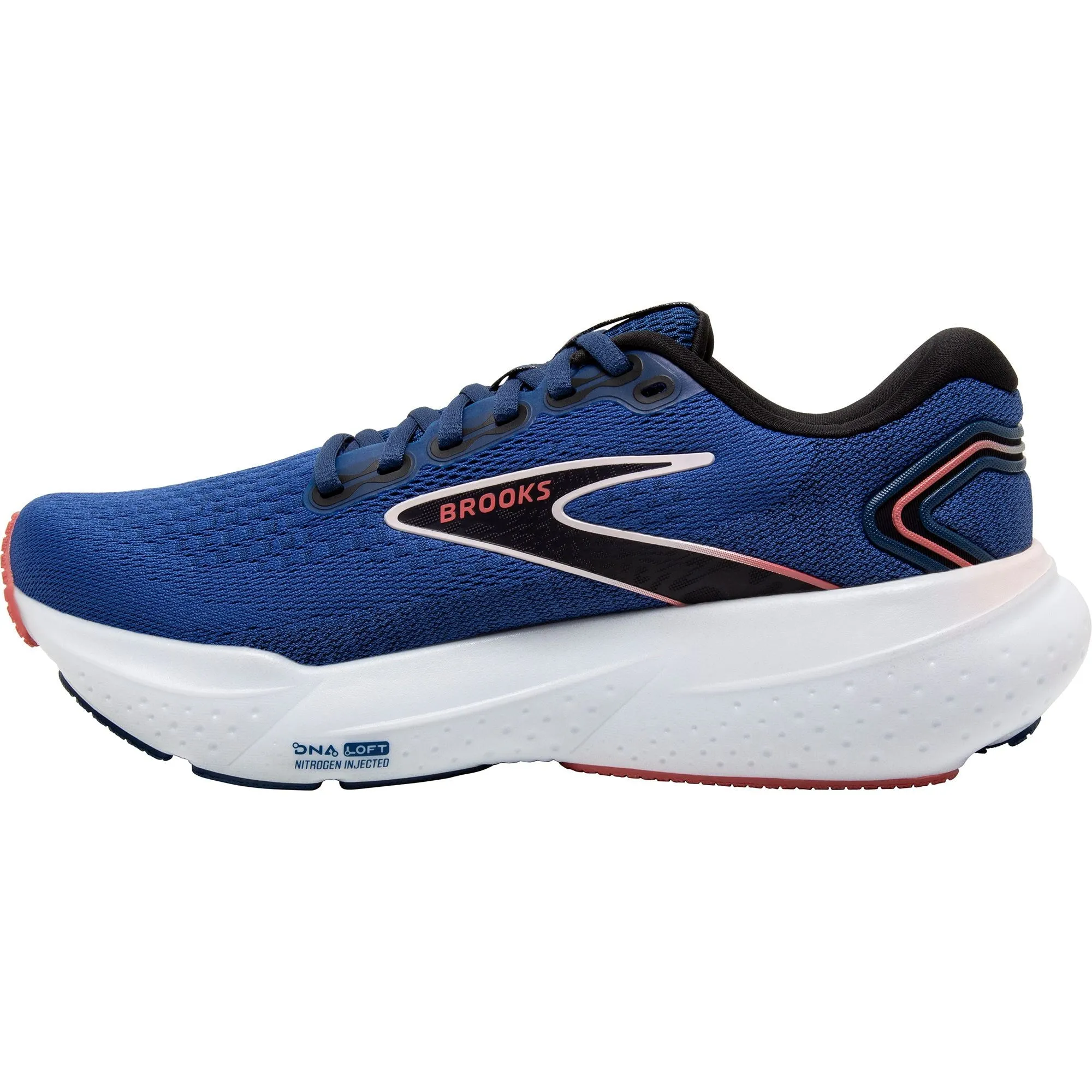 Brooks Glycerin 21 WIDE FIT Womens Running Shoes - Blue reflective gear Running