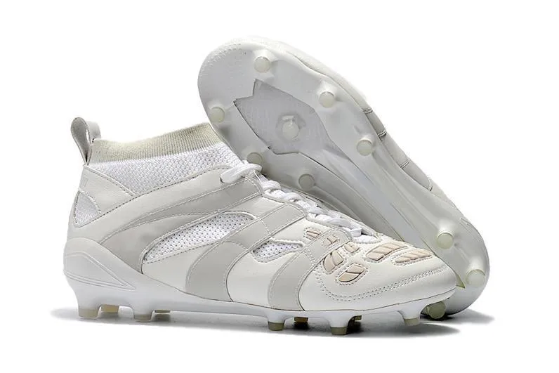 Rapid Agility Adidas Predator Accelerator David Beckham FG Soccer Cleats White