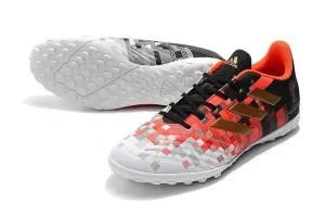 Responsive Support New Adidas Predator Accelerator TF Soccer Cleats Shoes Red Black Orange Gray