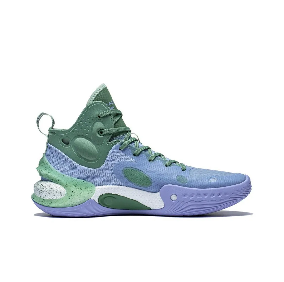 Non   Marking Impact Resistant Plate Li-Ning Yushuai 17 - Green/Blue