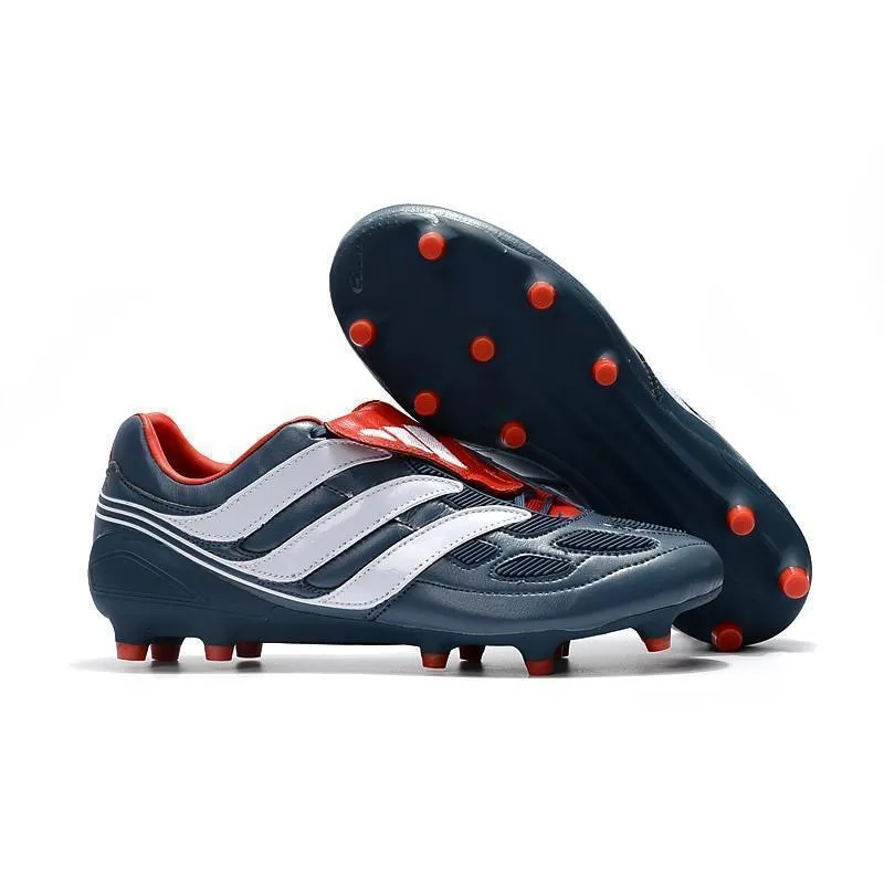Club Training Responsive Fit Adidas Predator Precision FG Soccer Cleats Navy White Red