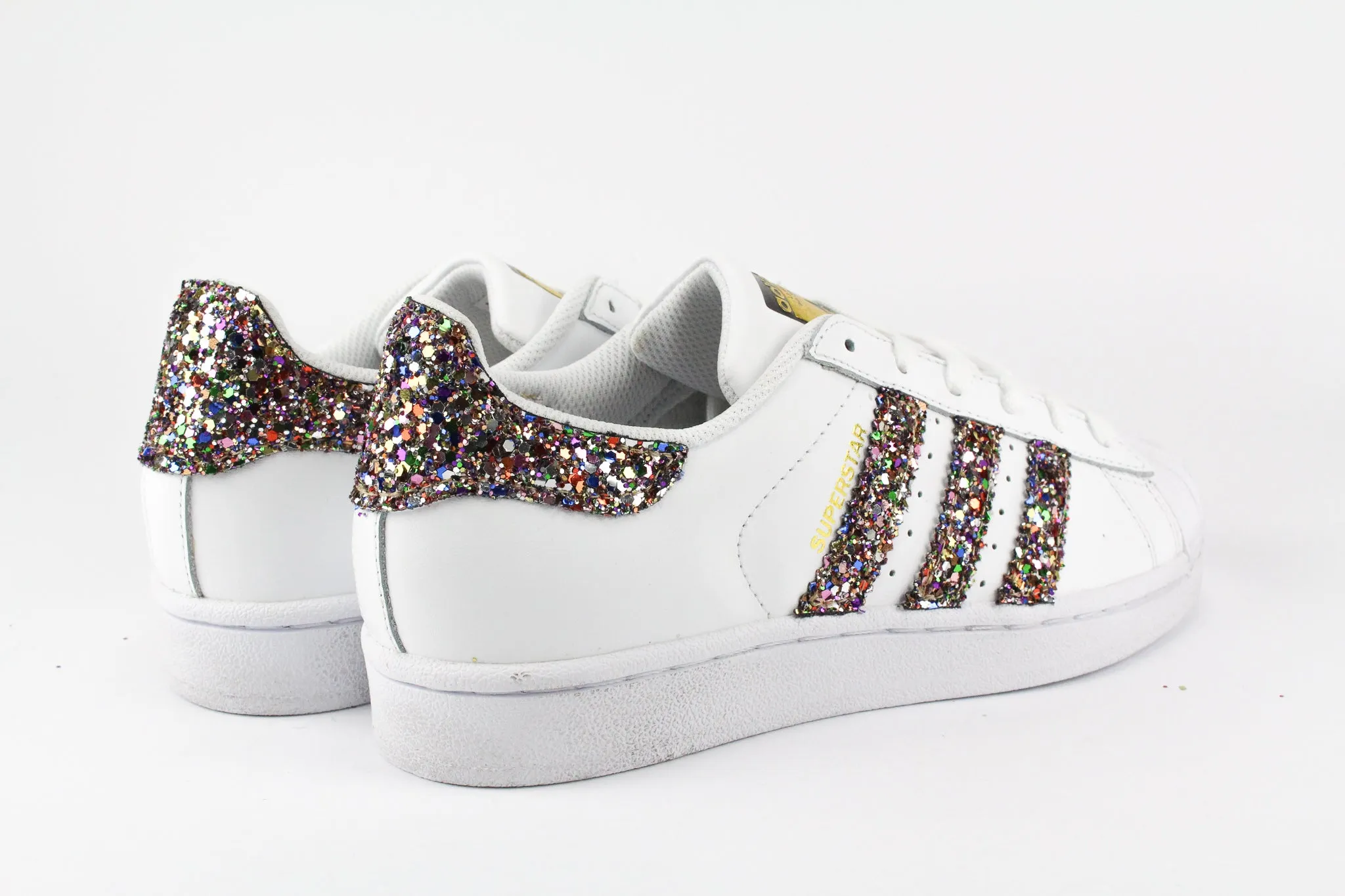 Adidas Superstar Multicolor Glitter On The Way