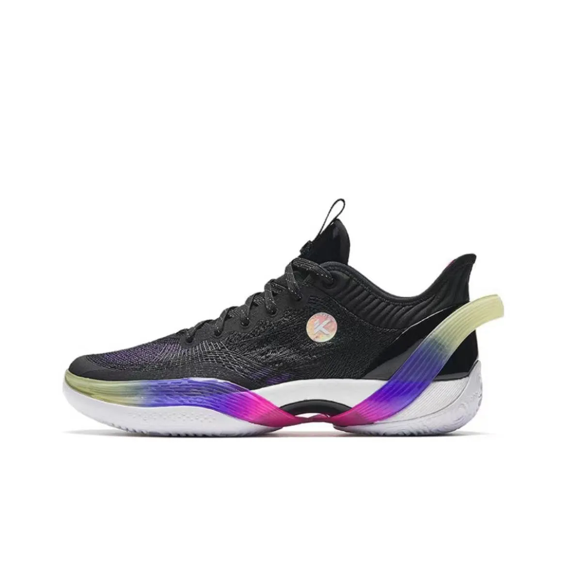 Anta Three-Point Rain - Black/Purple Sneakers Wedge Sole