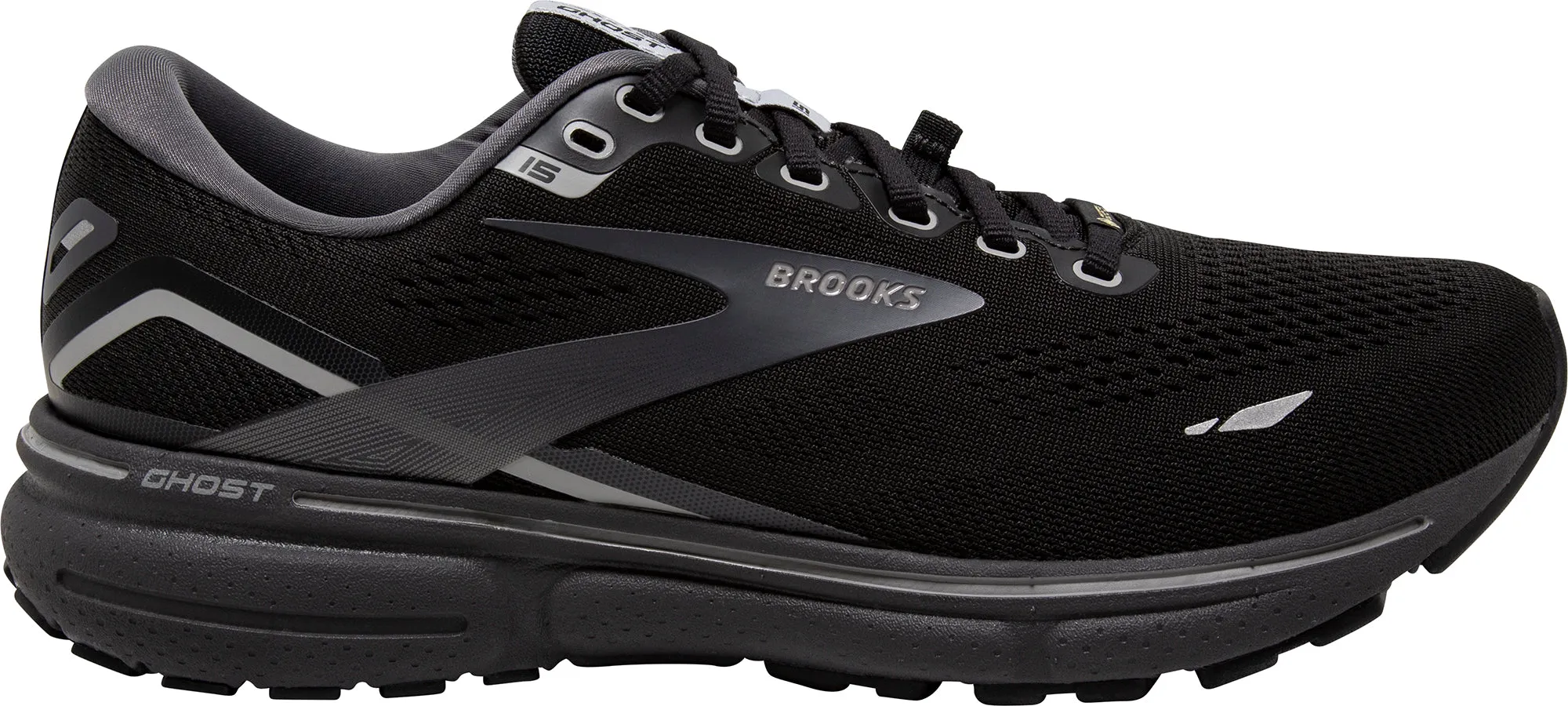 amateur runner shoes breathable - membrane Brooks Ghost 15 GORE-TEX Womens Running Shoes - Black