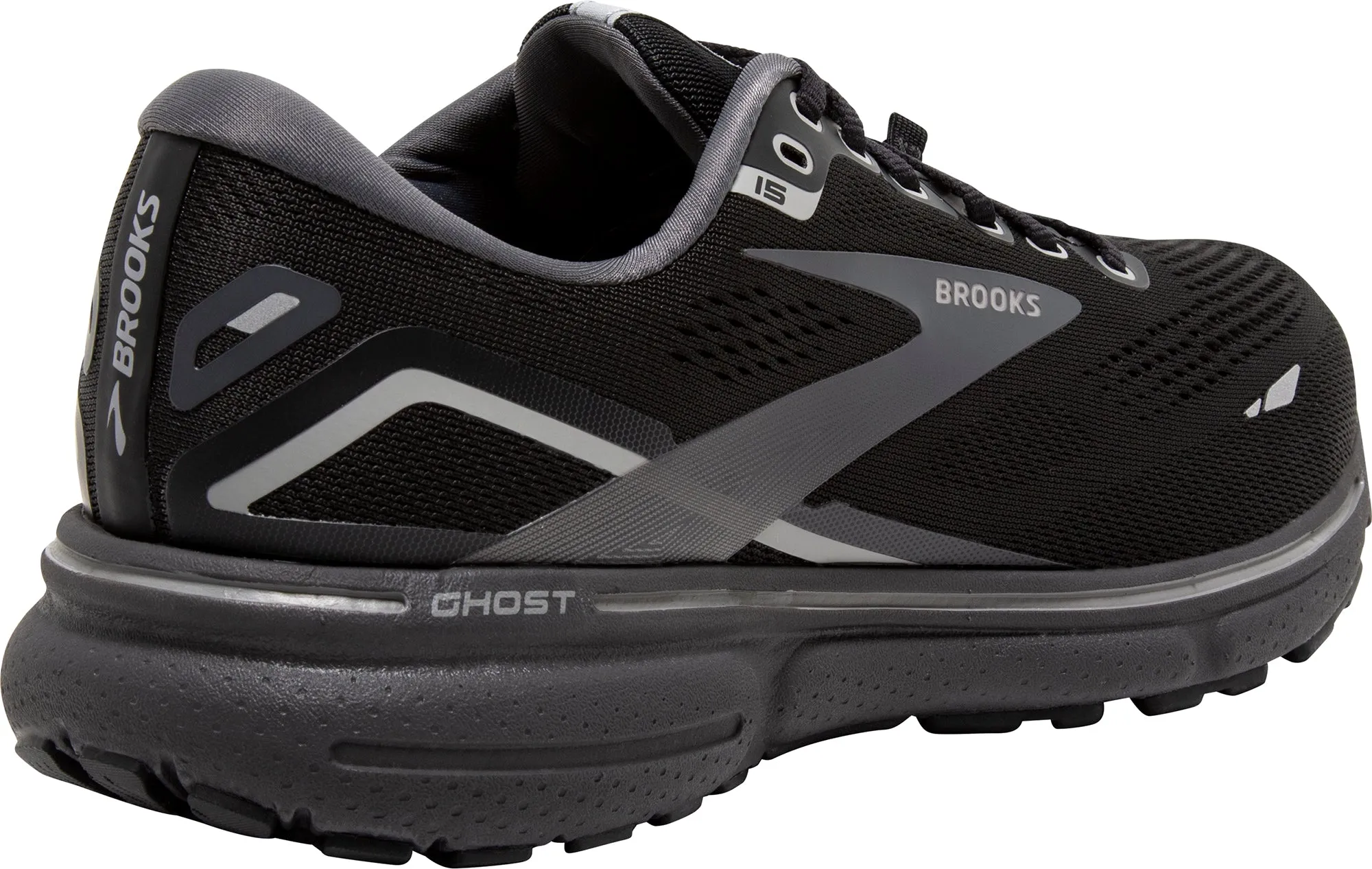 Anti Slip Feature Multi Surface Grip Brooks Ghost 15 GORE-TEX Womens Running Shoes - Black