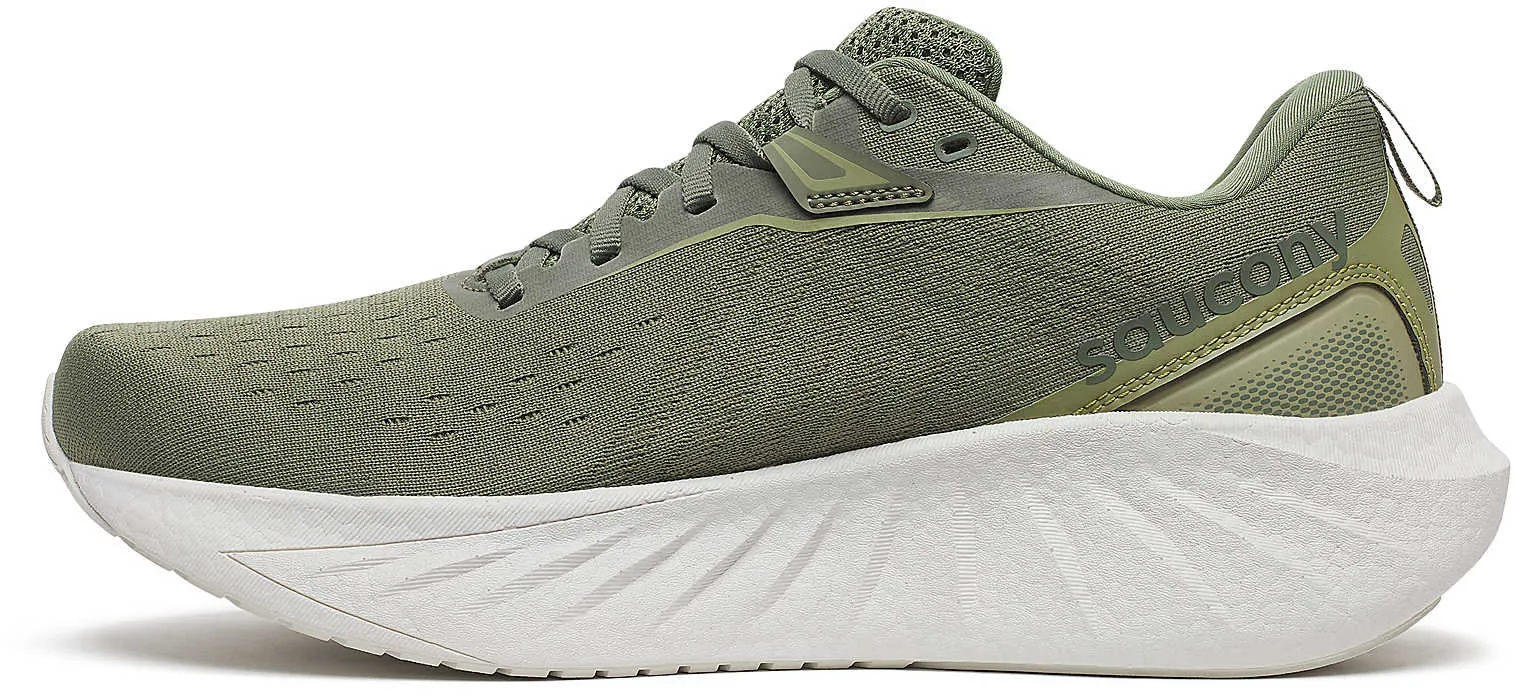 Compressionless Foam Core Anatomical Lace System Saucony Triumph 22 Mens Running Shoes - Green