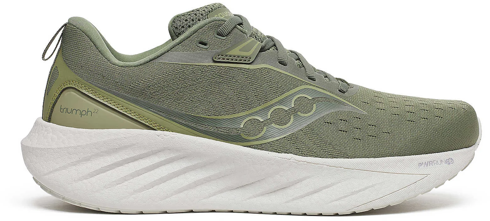 Saucony Triumph 22 Mens Running Shoes - Green running for a way to stay involved in sports