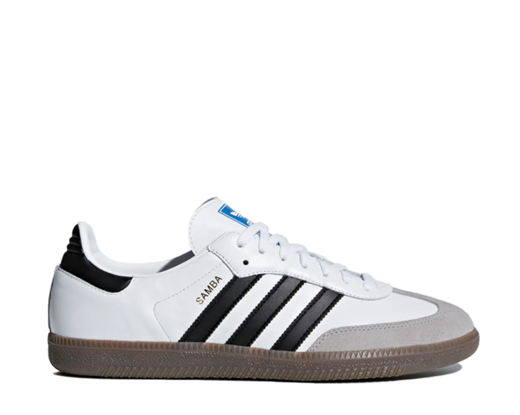 Cushioned Step Abrasion Resistant Toe Cap Adidas Samba OG White