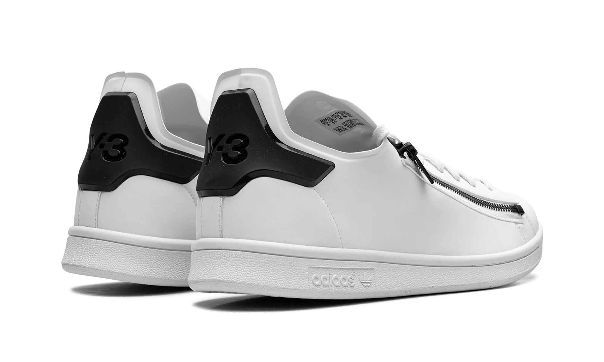 Orange Pop Slip On Convenience Y-3 Stan Smith Zip "White Black"