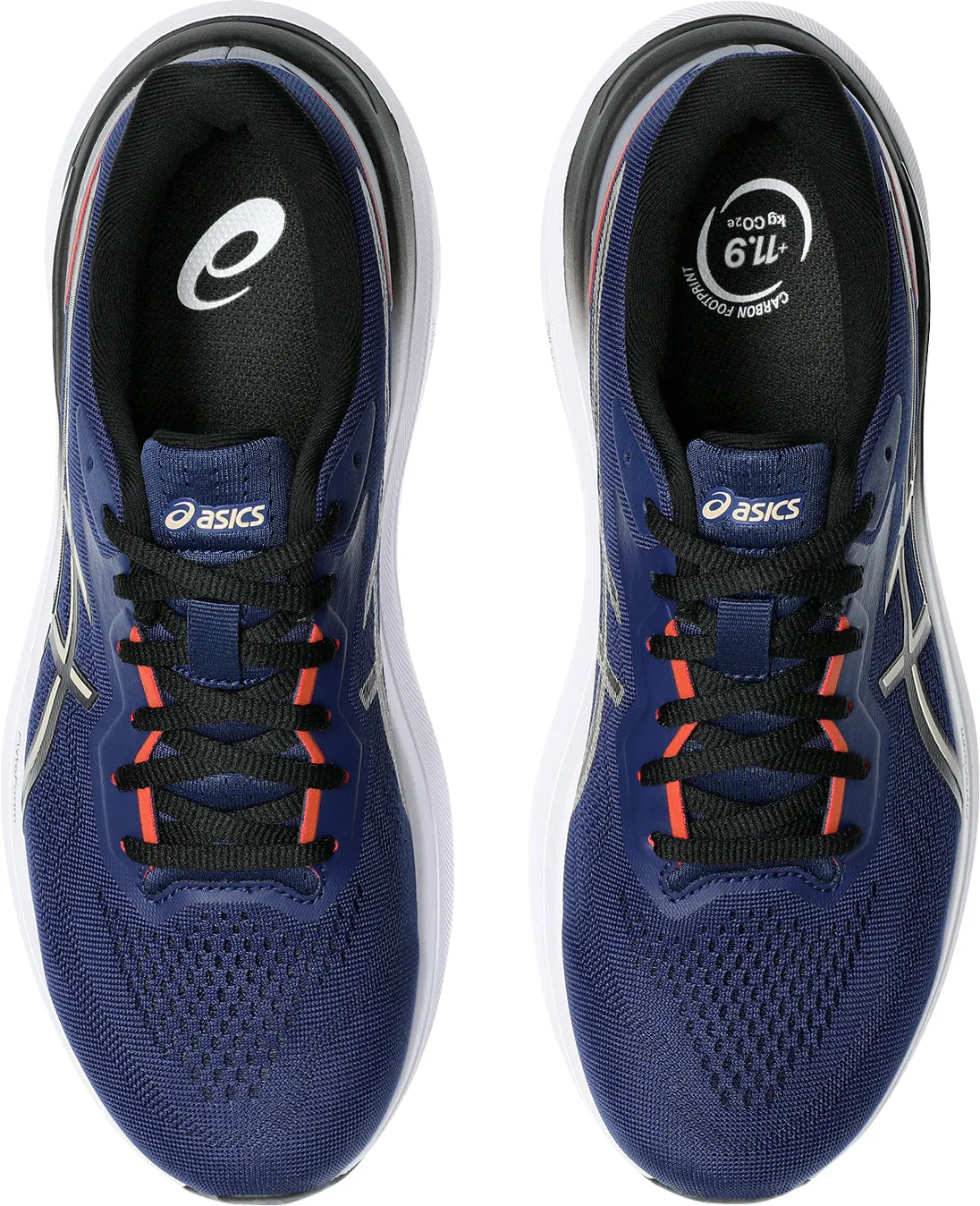 Footbed Contouring Asics GT 1000 13 Mens Running Shoes - Navy