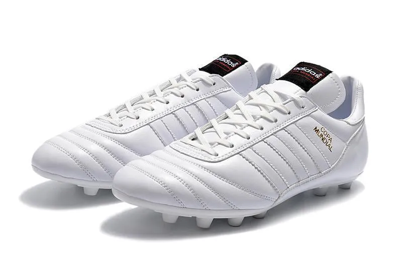 Adidas Copa Mundial FG Germany Soccer Cleats Shoes White Orange Toe Protection Rubber Studs