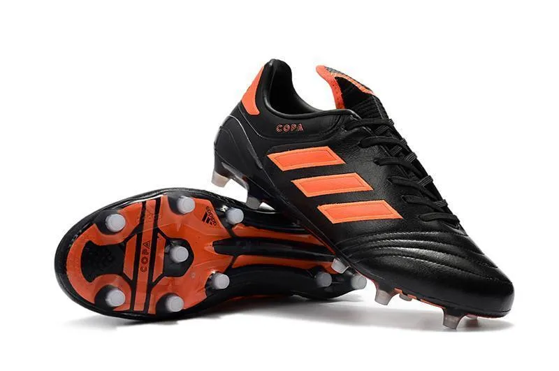 Ankle Ease Adidas Copa 17.1 FG Soccer Cleats Shoes Black Orange