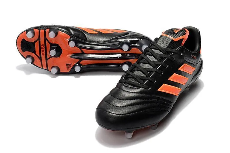 Upper Mesh Adidas Copa 17.1 FG Soccer Cleats Shoes Black Orange
