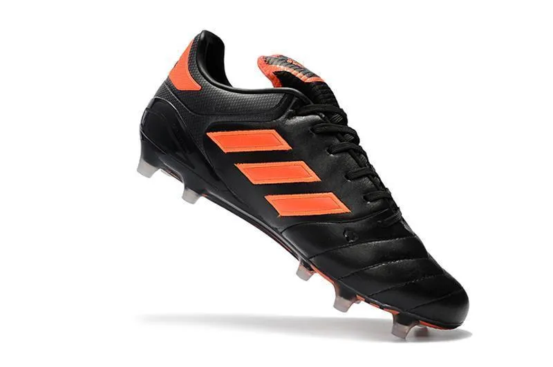 Adidas Copa 17.1 FG Soccer Cleats Shoes Black Orange Base Lock Break Start