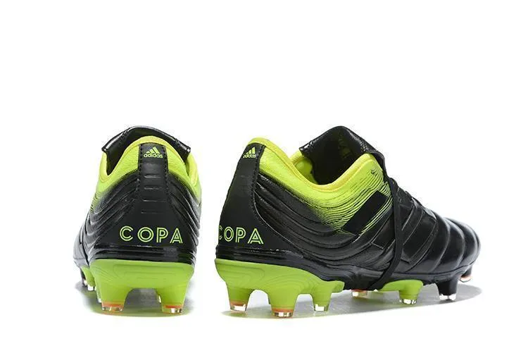 New Adidas Copa 19.1 FG Soccer Cleats Shoes Black Green Breathable Liner Forward Burst