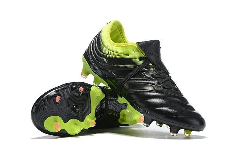 New Adidas Copa 19.1 FG Soccer Cleats Shoes Black Green Quick Support Step Boost