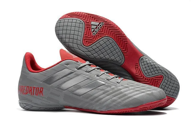 New Adidas Predator Tango 18.3 TF Soccer Cleats Shoes Gray Orange Secure Strap Run Boost