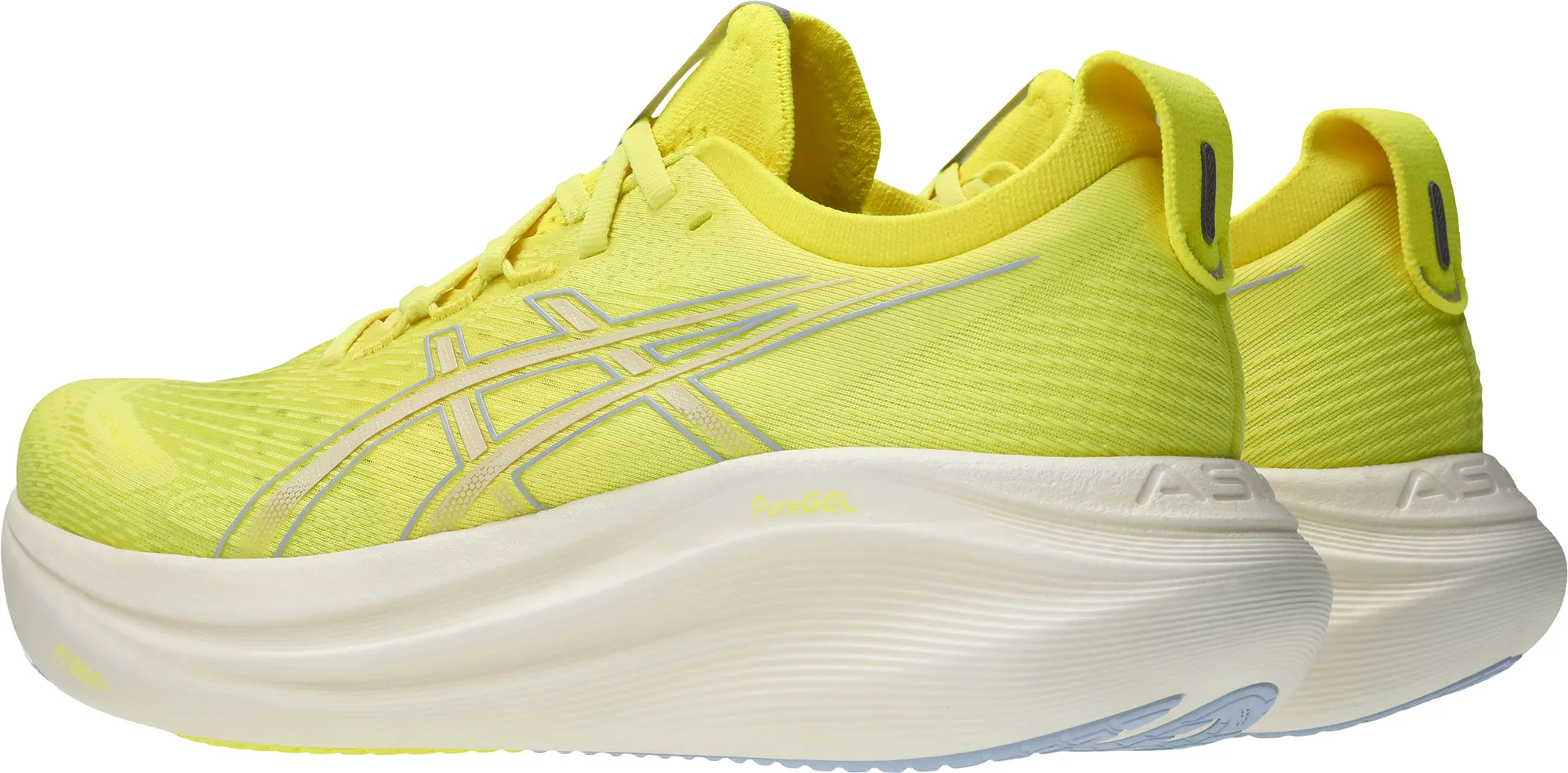 Asics Gel Nimbus 27 Mens Running Shoes - Yellow Competitive sports