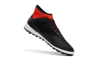 New Adidas Predator TF Primeknit Soccer Cleats Shoes Black White Red Traction Boost Aerodynamic