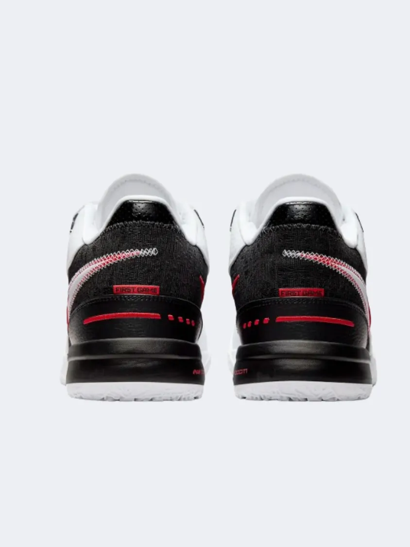 Nike Zoom Lebron Nxxt Gen Ampd Men Basketball Espadrilles White/Black/Red Move Bold velcro