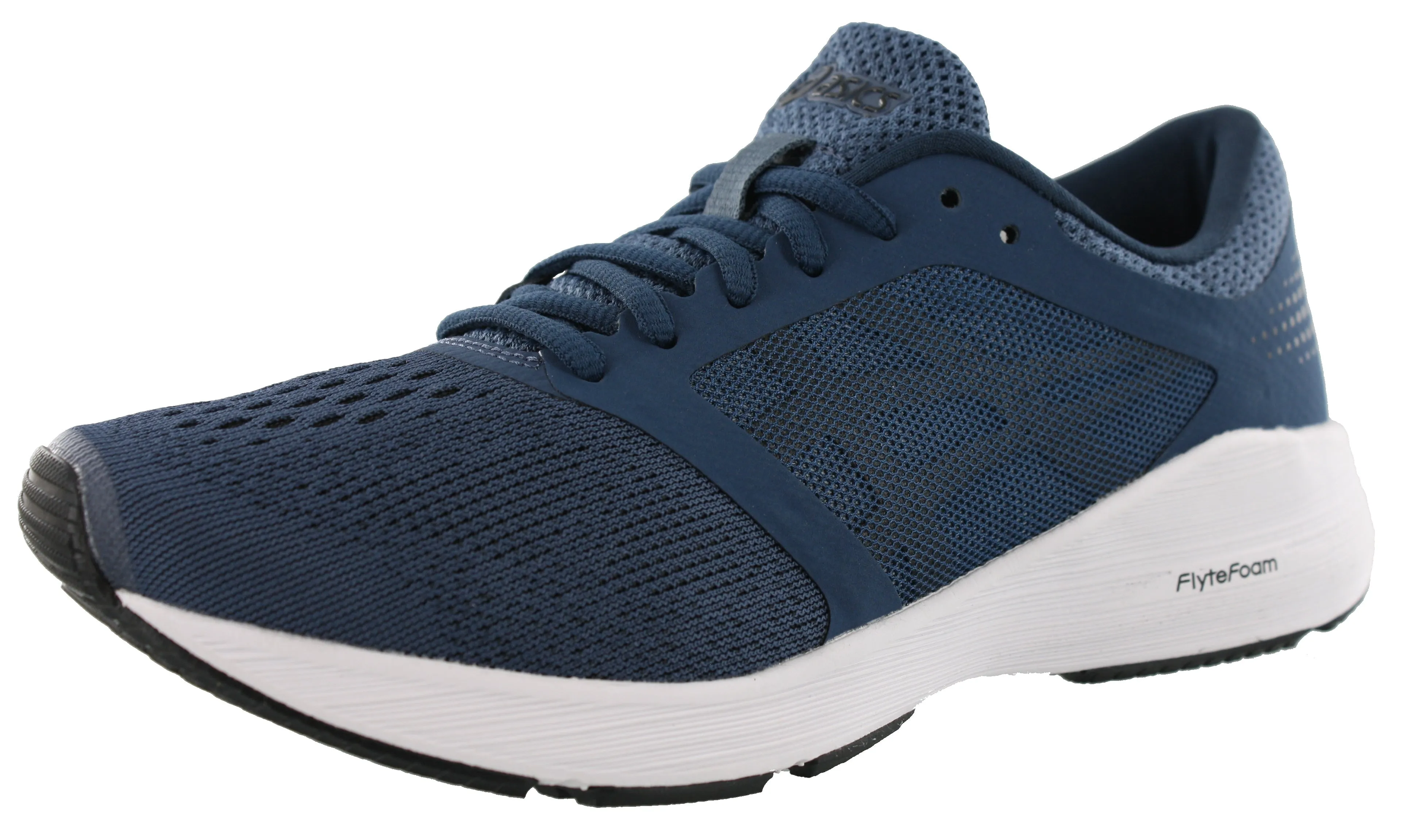 Dynamic Flex Grooves Rolling Motion Support ASICS Men Walking Cushioned Running Shoes Roadhawk FF