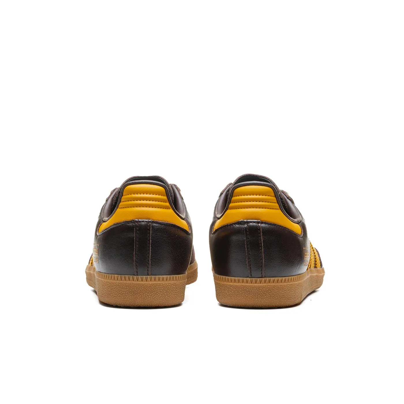 Adidas Originals Samba OG Dark Brown/Preloved Yellow/Gum March Step Classic Lines