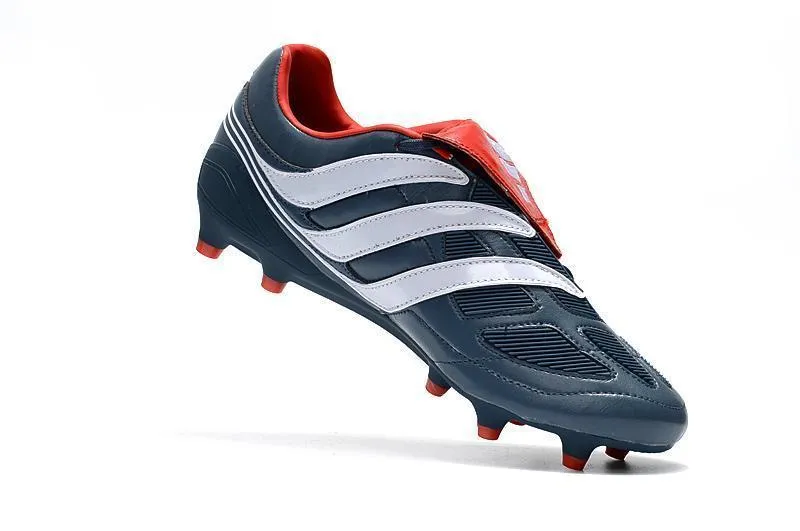 Non-Marking New Adidas Predator Precision FG Soccer Cleats Shoes Blue Red White