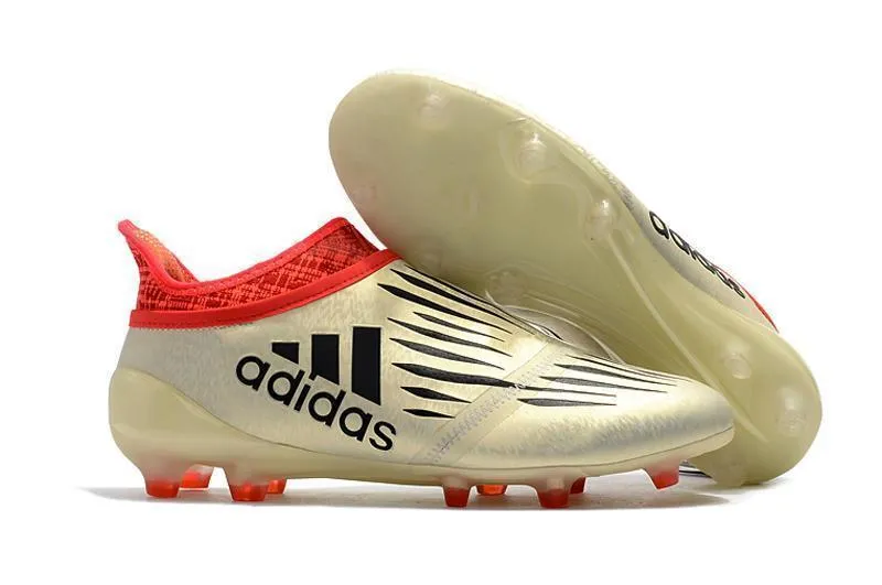 Agility Grip Dry Feel Adidas X 16  Purechaos FG Soccer Cleats Solar White Red