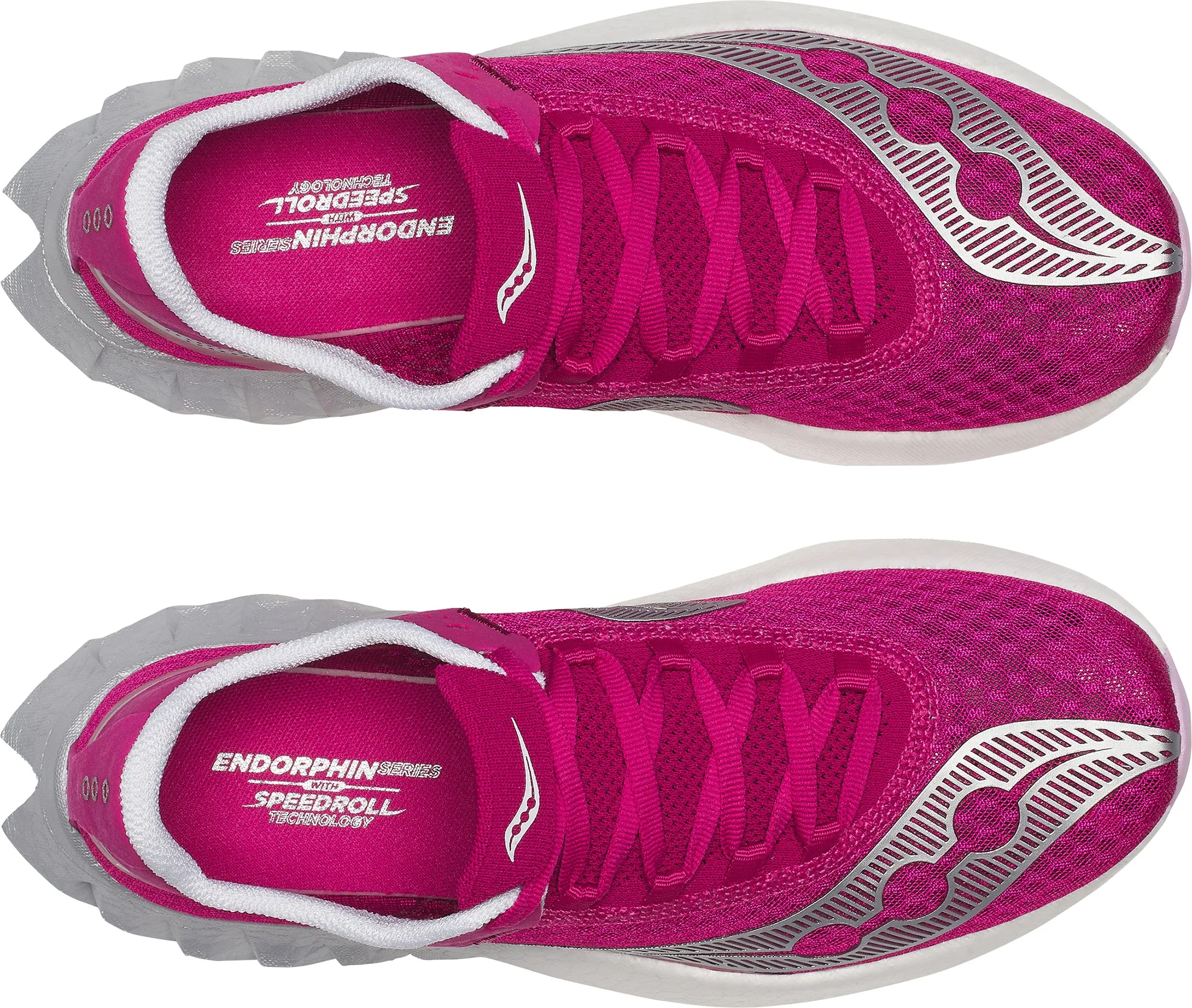 curling shoes running backpack Saucony Endorphin Pro 4 Womens Running Shoes - Pink