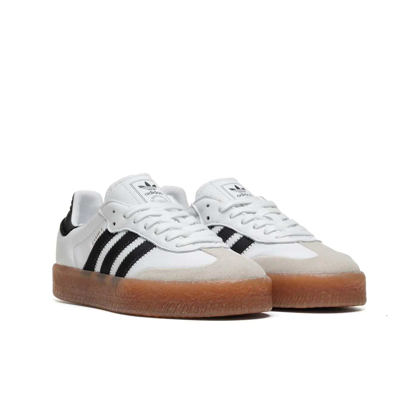 Adidas Originals Sambae W Ftwr White/Core Black/Gold Met Round Edge