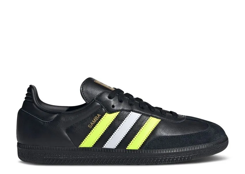 Light Comfort Pastel tone Adidas Samba OG Core Black Solar Yellow