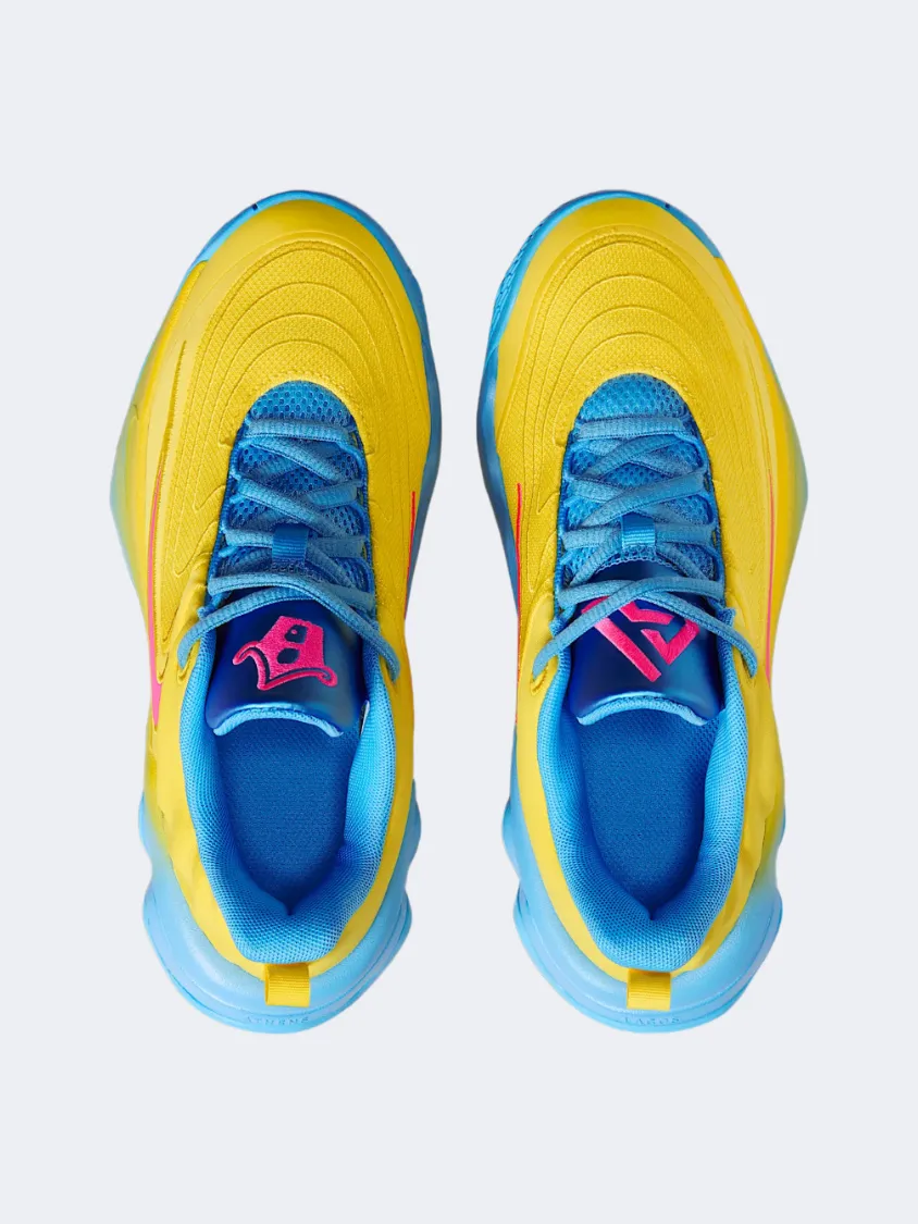 Nike Giannis Immortality Gs Boys Basketball Shoes Yellow/Blue Peak Step