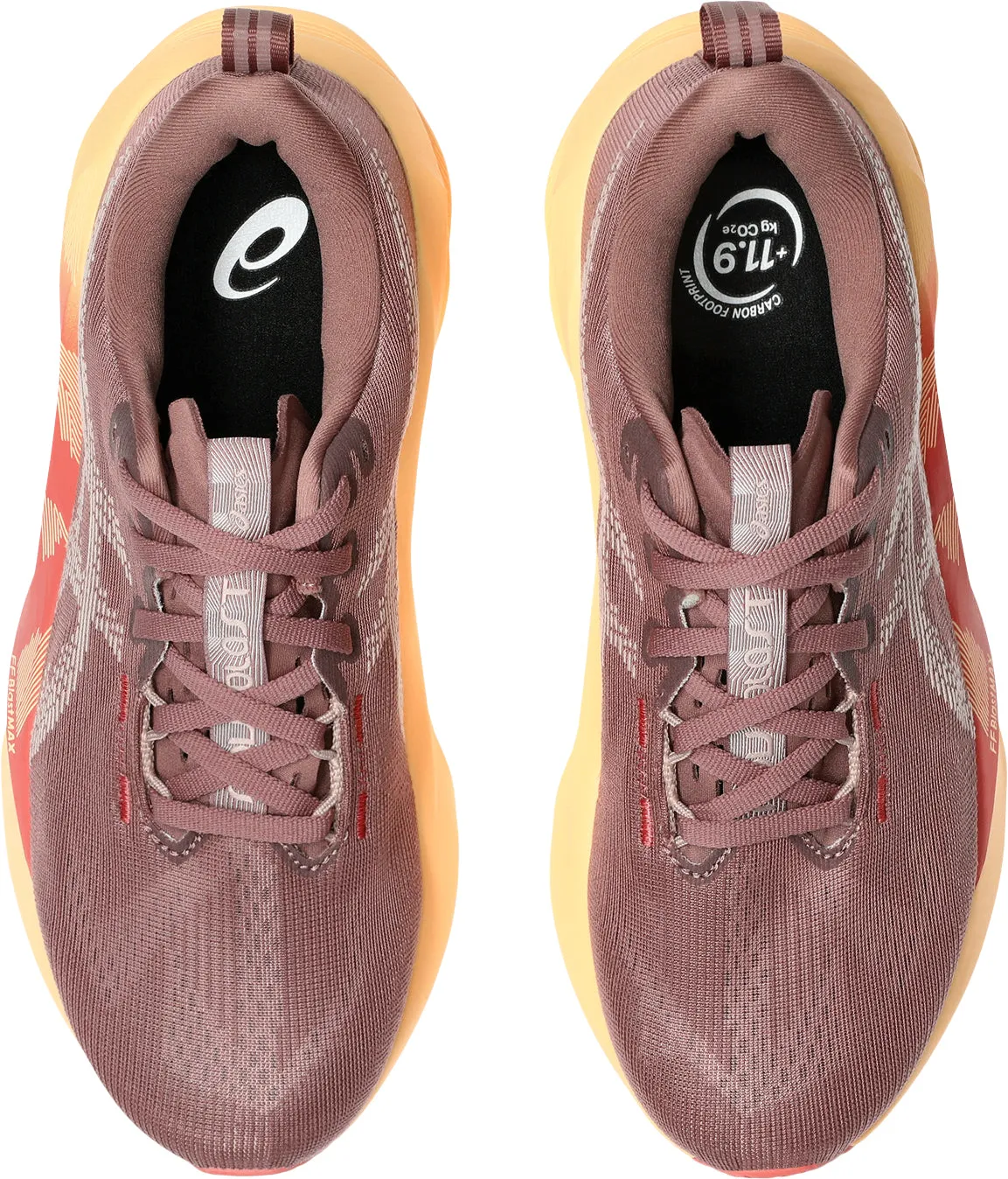 Kinetic Energy Harness Color run Asics NovaBlast 5 Womens Running Shoes - Red